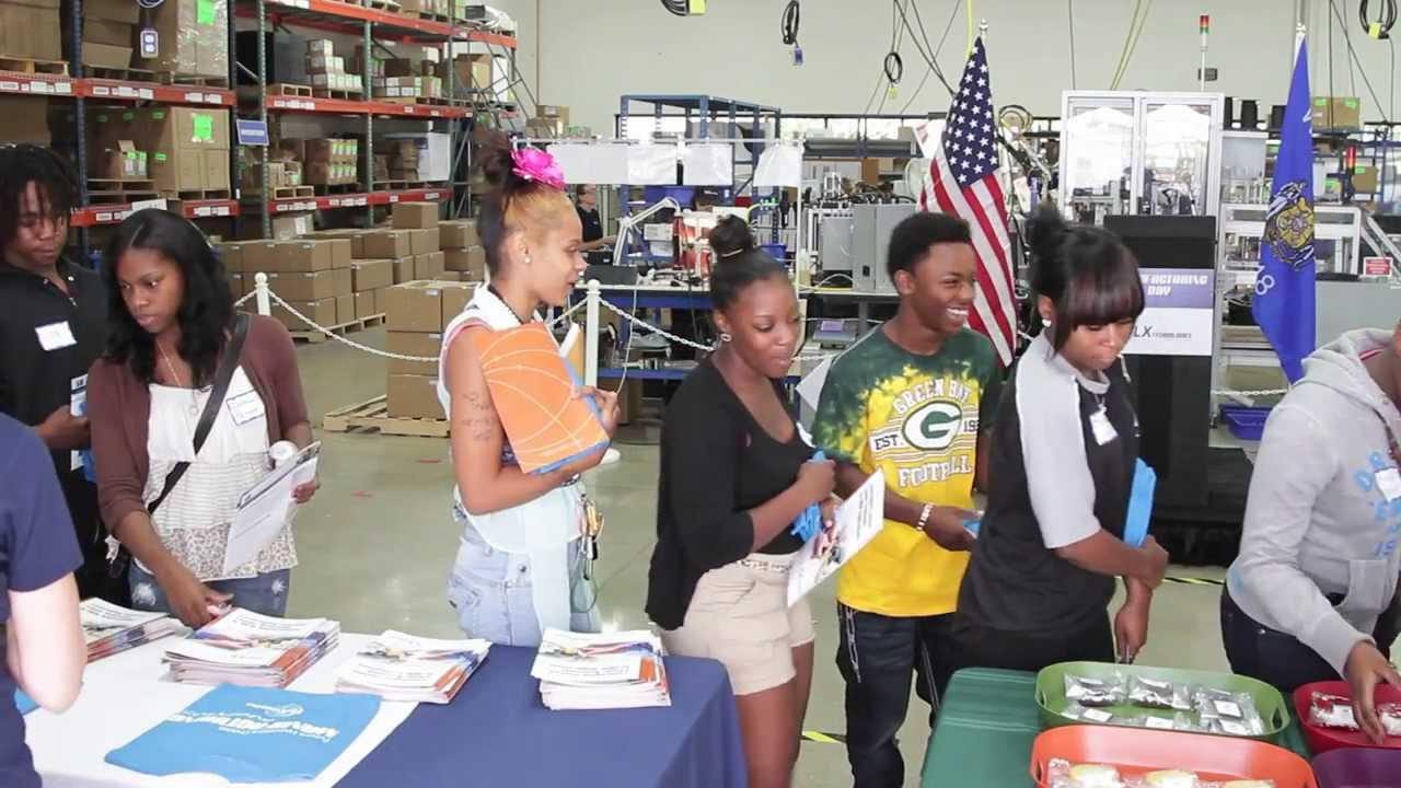On October 1, 2013, TLX Technologies hosted students from Southeastern Wisconsin for facility tours, hands-on product demonstrations and to learn more about what opportunities are available to them in the manufacturing sector.