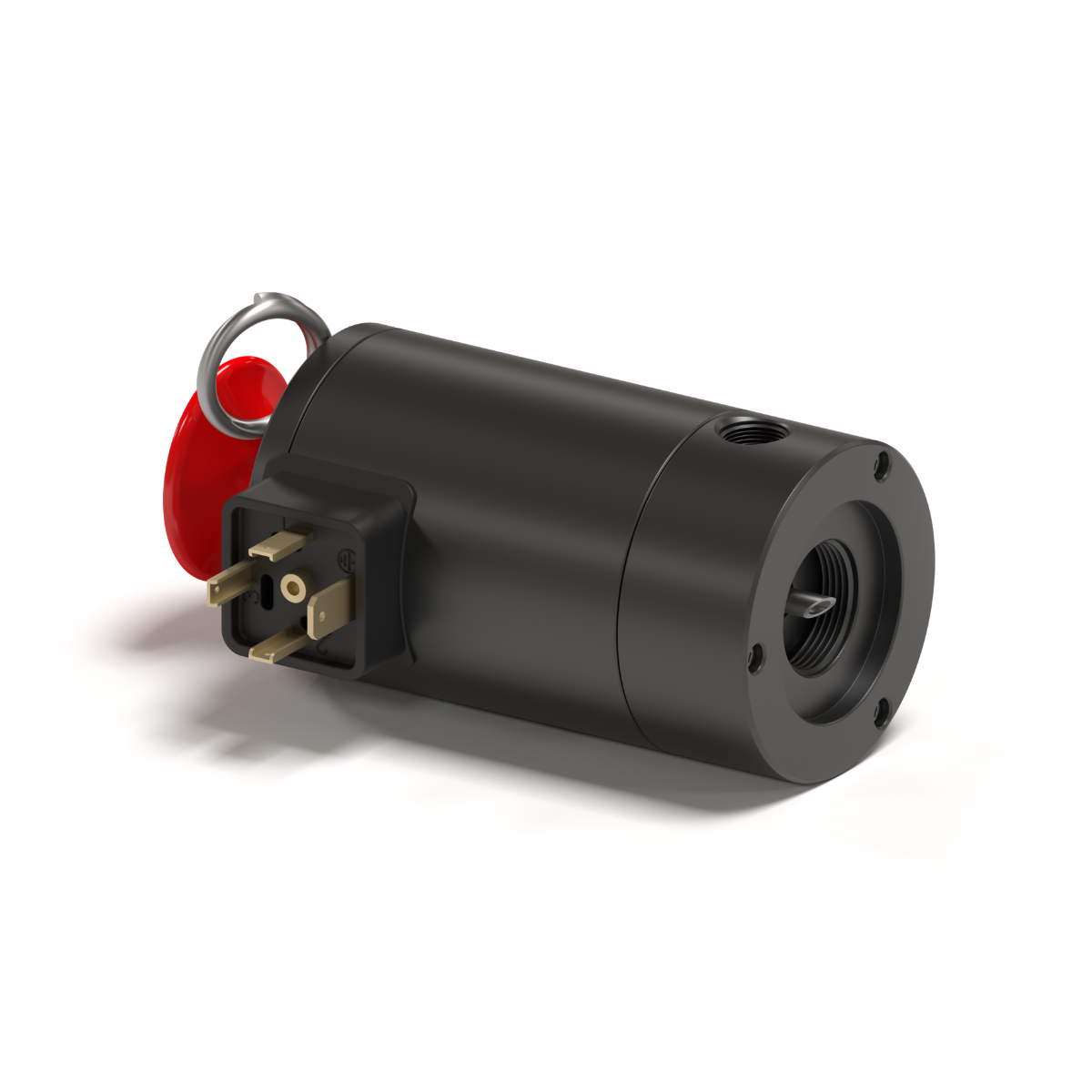 Latching Solenoid with Burst Pin